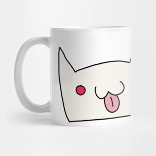 Catmoji Blep White Mug